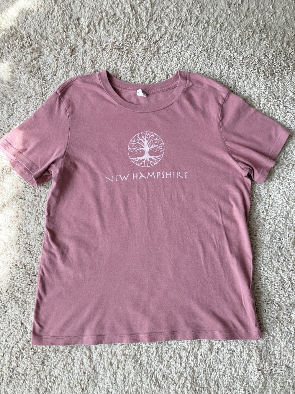 Alternative | Dusty Rose Crewneck New Hampshire Tee